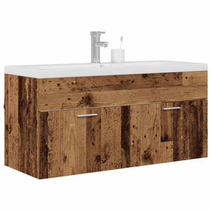 Mobile da Bagno con cassetto Legno vecchio 100 x 38,5 x 46 cm 3415744