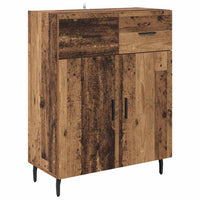 Credenza con Cassetto-Buffet-Armadio da cucina Legno vecchio 69,5 x 34 x 180 cm 843187