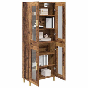 Credenza-Buffet-Armadio da cucina Legno vecchio 69,5 x 34 x 180 cm Legno multistrato 278965