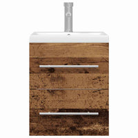 Armadio per Lavabo da Bagno-Armadietto da bagno-Mobiletto da bagno Legno vecchio 41 x 38,5 x 48 cm