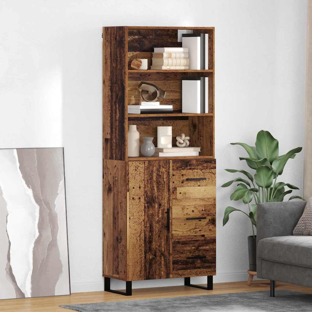 Credenza con cassetto Legno vecchio 69,5 x 34 x 180 cm 3415761