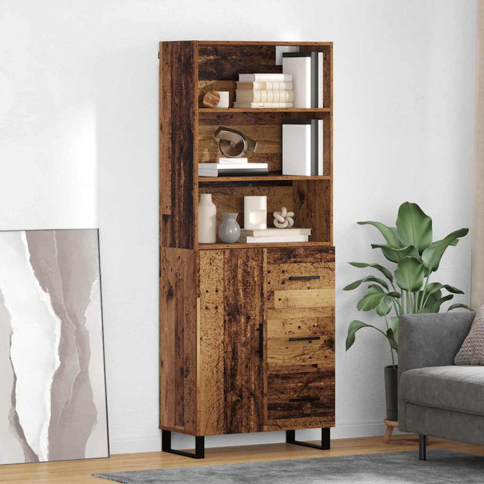 Credenza con cassetto Legno vecchio 69,5 x 34 x 180 cm 3415761
