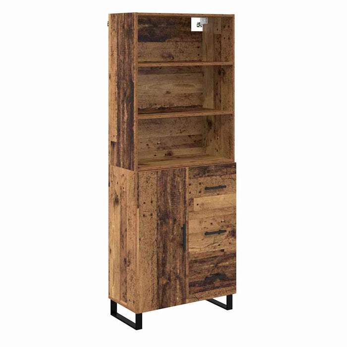 Credenza con cassetto Legno vecchio 69,5 x 34 x 180 cm 3415761