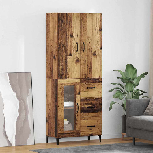 Credenza Legno vecchio 69,5 x 34 x 180 cm Legno multistrato 3415785