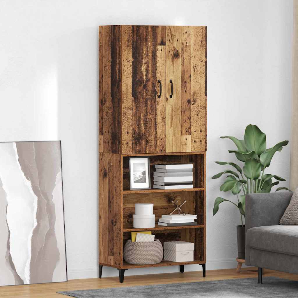 Credenza Legno vecchio 69,5 x 34 x 180 cm Legno multistrato 3415792