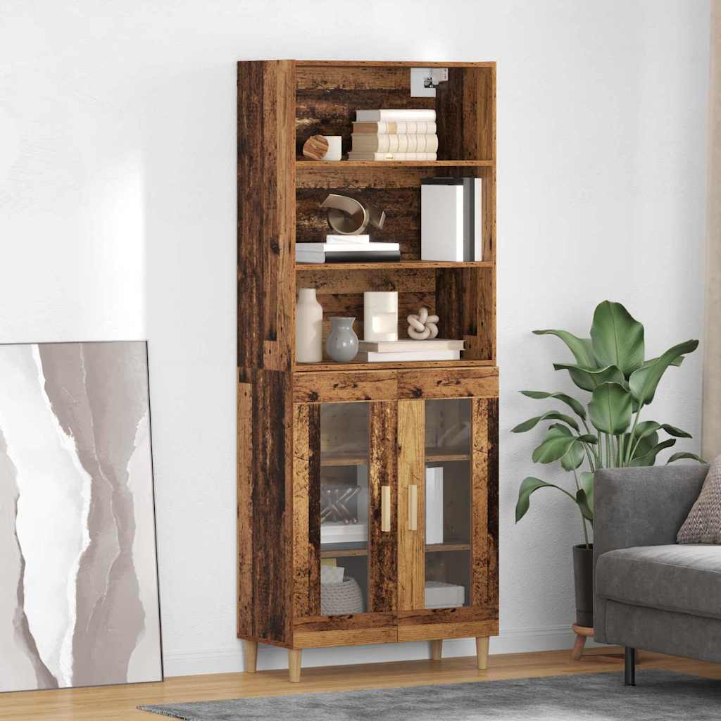 Credenza Legno vecchio 69,5 x 32,5 x 180 cm Legno multistrato 3415808