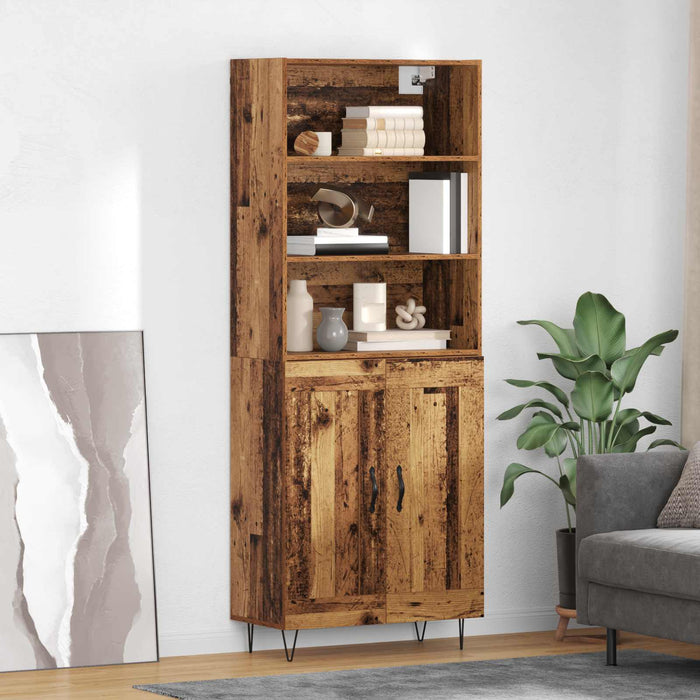 Credenza Legno vecchio 69,5 x 34 x 180 cm Legno multistrato 3415821
