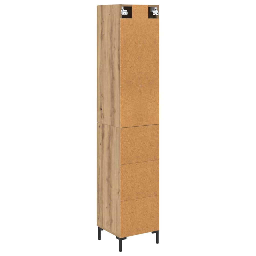 Credenza con cassetto Rovere artigianale 34,5 x 34 x 180 cm 3415834