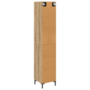 Credenza con cassetto Rovere artigianale 34,5 x 34 x 180 cm 3415834
