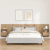 Testata con Comodino 3 pcs Rovere artigianale Legno multistrato 3415841