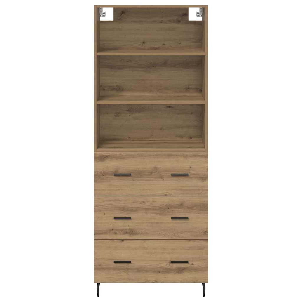 Credenza con cassetto Rovere artigianale 69,5 x 34 x 180 cm 3415845