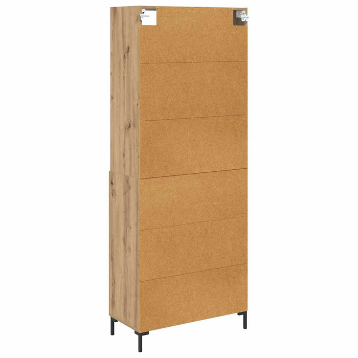 Credenza con cassetto Rovere artigianale 69,5 x 32,5 x 180 cm 3415866