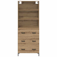 Credenza con cassetto Rovere artigianale 69,5 x 32,5 x 180 cm 3415866