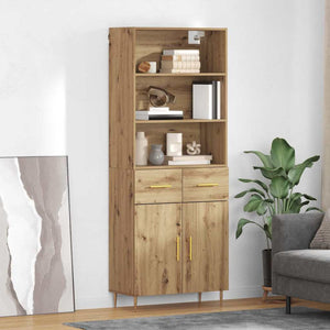 Credenza con cassetto Rovere artigianale 69,5 x 32,5 x 180 cm 3415873