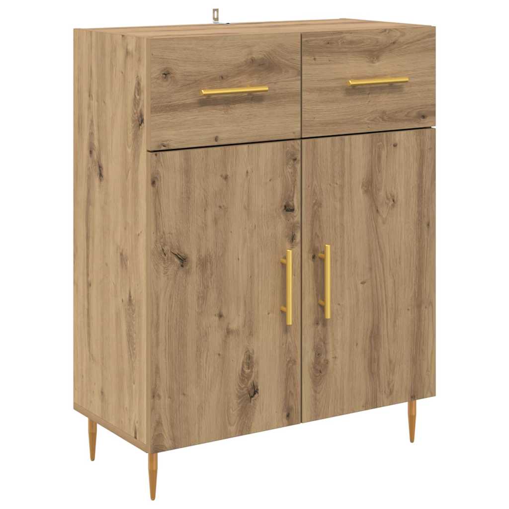 Credenza con cassetto Rovere artigianale 69,5 x 32,5 x 180 cm 3415873