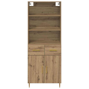 Credenza con cassetto Rovere artigianale 69,5 x 32,5 x 180 cm 3415873