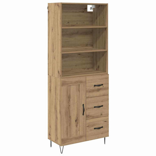 Credenza con cassetto Rovere artigianale 69,5 x 32,5 x 180 cm 3415880