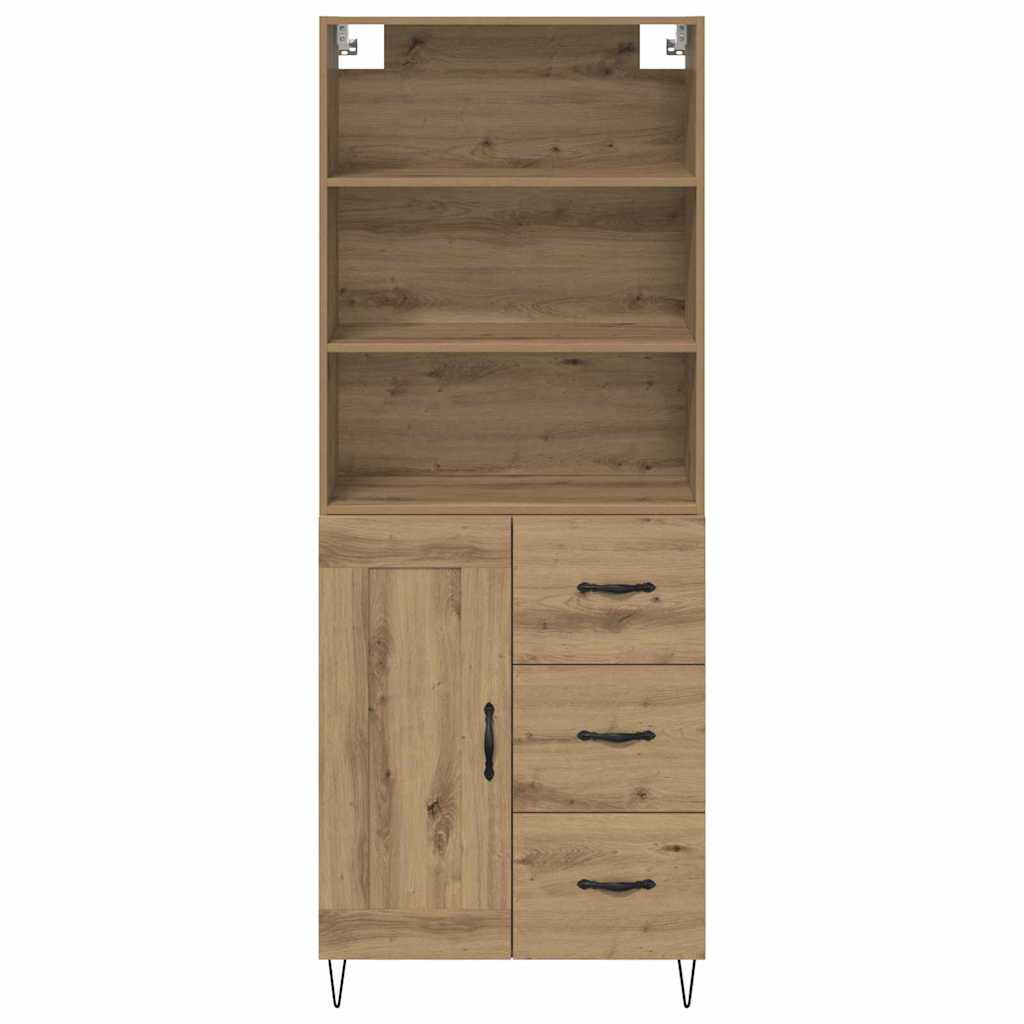 Credenza con cassetto Rovere artigianale 69,5 x 32,5 x 180 cm 3415880
