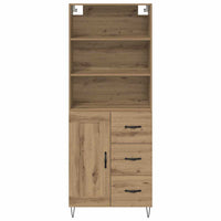 Credenza con cassetto Rovere artigianale 69,5 x 32,5 x 180 cm 3415880