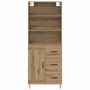Credenza con cassetto Rovere artigianale 69,5 x 32,5 x 180 cm 3415880