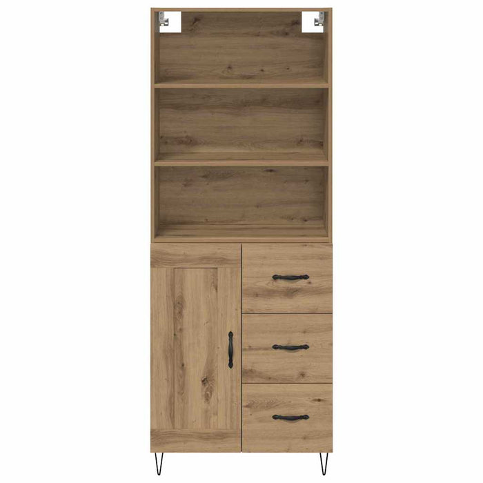 Credenza con cassetto Rovere artigianale 69,5 x 32,5 x 180 cm 3415880