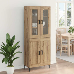 Credenza 2 pcs Rovere artigianale 69,5 x 34 x 180 cm 3415881