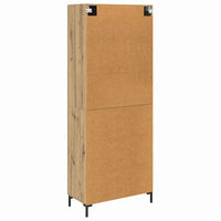 Credenza 2 pcs Rovere artigianale Legno multistrato 3415882