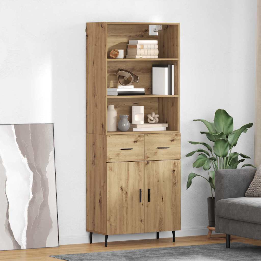 Credenza con cassetto Rovere artigianale 69,5 x 34 x 180 cm 3415893