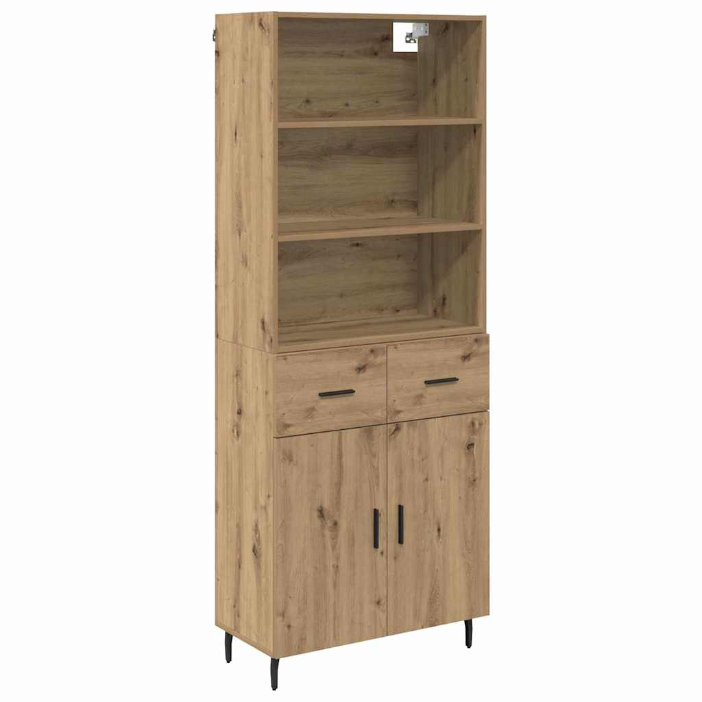 Credenza con cassetto Rovere artigianale 69,5 x 34 x 180 cm 3415893