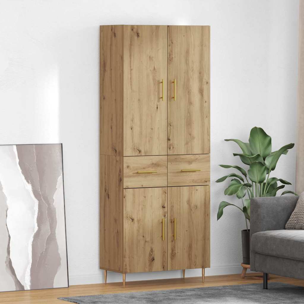 Credenza con cassetto Rovere artigianale 69,5 x 34 x 180 cm 3415898