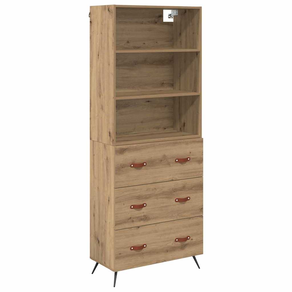 Credenza con cassetto Rovere artigianale 69,5 x 34 x 180 cm 3415899