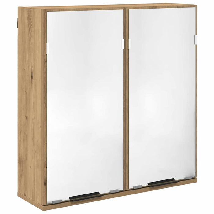 Set di Armadi da Bagno Rovere artigianale Legno multistrato 3415906