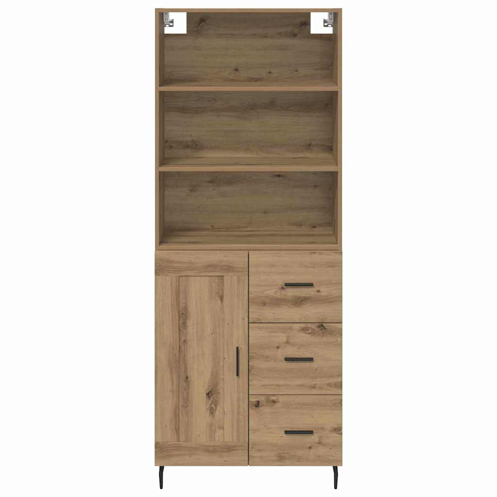 Credenza con cassetto Rovere artigianale 69,5 x 34 x 180 cm 3415915