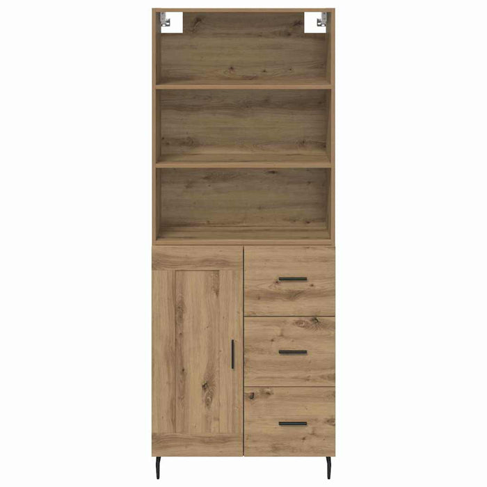 Credenza con cassetto Rovere artigianale 69,5 x 34 x 180 cm 3415915