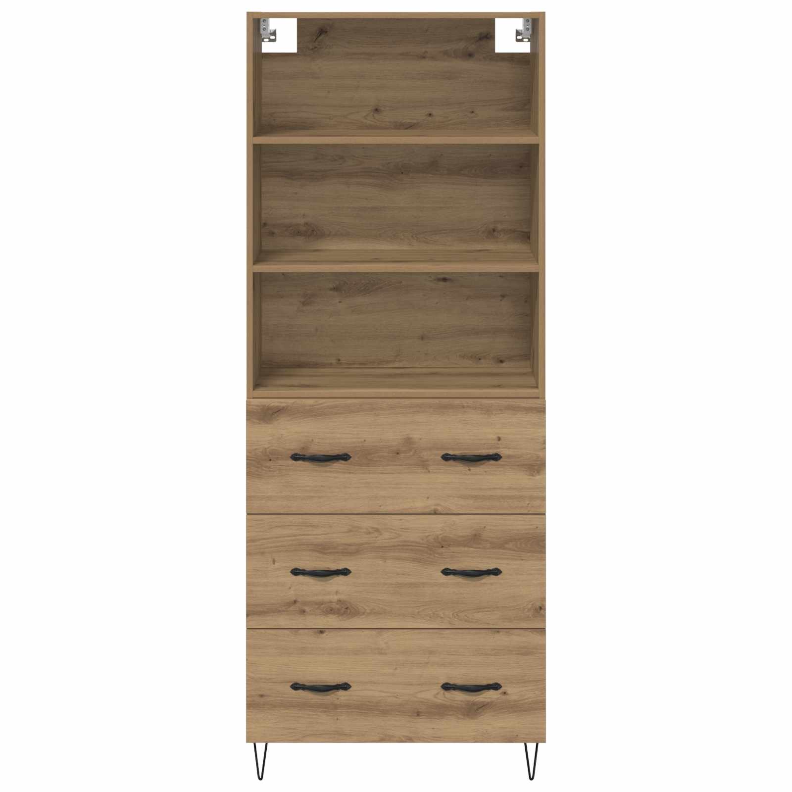 Credenza con cassetto Rovere artigianale 69,5 x 32,5 x 180 cm 3415929