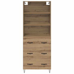 Credenza con cassetto Rovere artigianale 69,5 x 32,5 x 180 cm 3415929