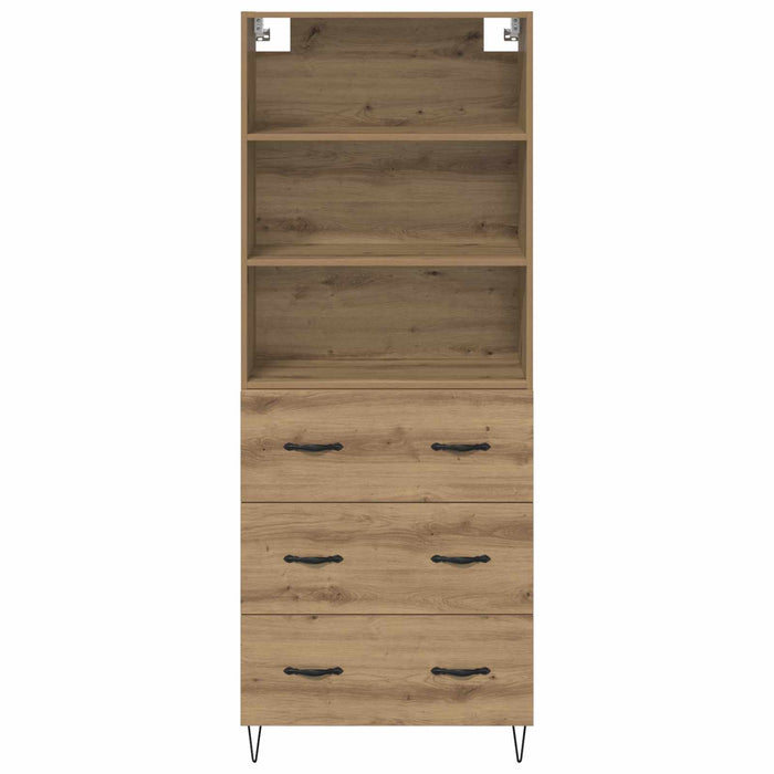 Credenza con cassetto Rovere artigianale 69,5 x 32,5 x 180 cm 3415929