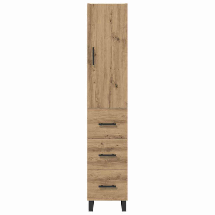 Credenza con cassetto Rovere artigianale 34,5 x 34 x 180 cm 3415930