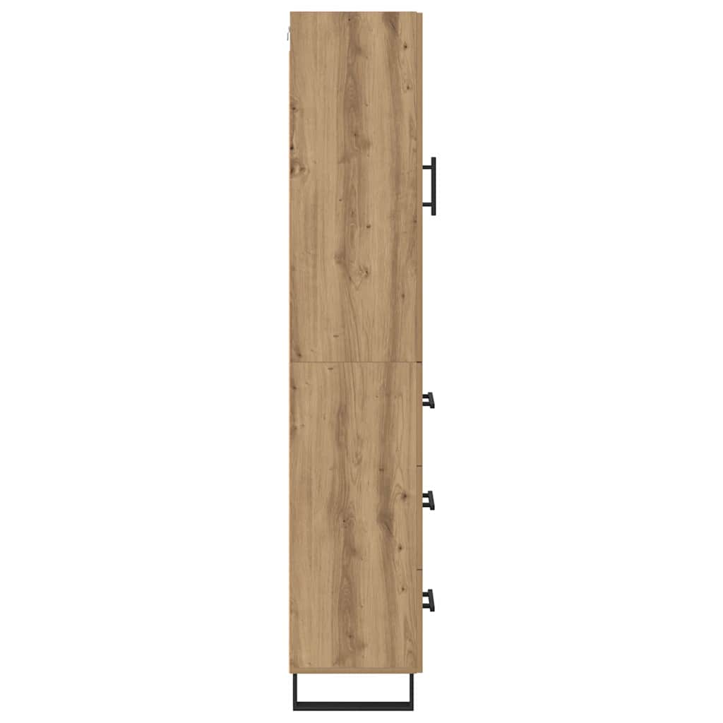 Credenza con cassetto Rovere artigianale 34,5 x 34 x 180 cm 3415930