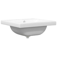 Armadio per Lavabo da Bagno-Armadietto da bagno-Mobiletto da bagno con cassetto Nero 42 x 39 x 52 cm
