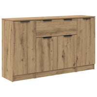 Credenza 3 pcs Rovere artigianale Legno multistrato 3415938