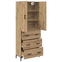 Credenza con cassetto Rovere artigianale 69,5 x 34 x 180 cm 3415941