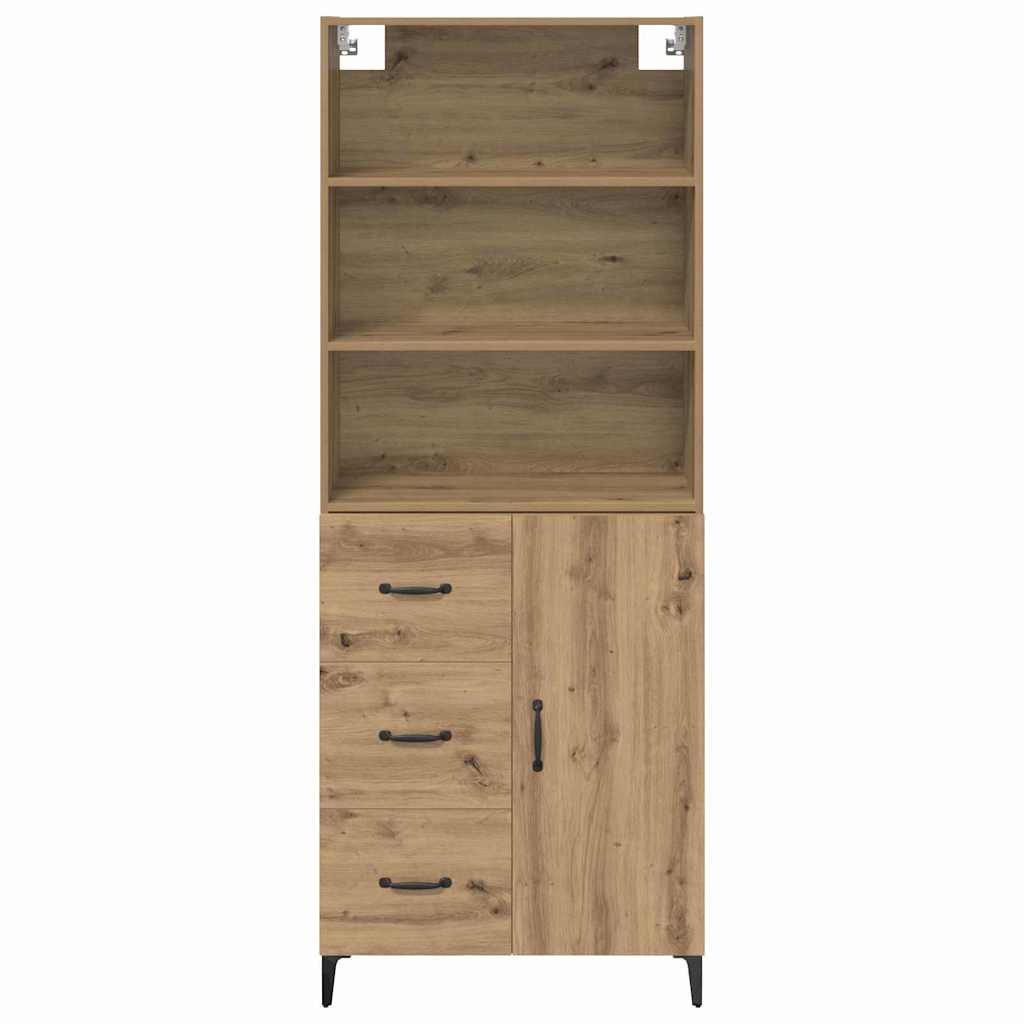 Credenza con cassetto Rovere artigianale 69,5 x 34 x 180 cm 3415942