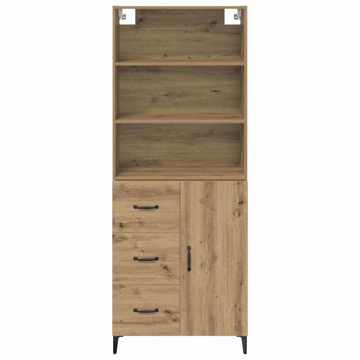 Credenza con cassetto Rovere artigianale 69,5 x 34 x 180 cm 3415942