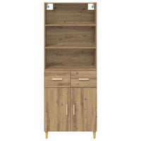Credenza con cassetto Rovere artigianale 69,5 x 32,5 x 180 cm 3415943
