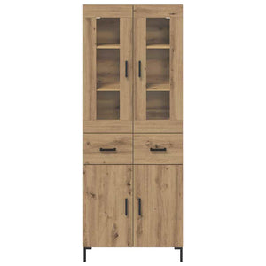 Credenza 2 pcs Rovere artigianale 69,5 x 34 x 180 cm 3415951