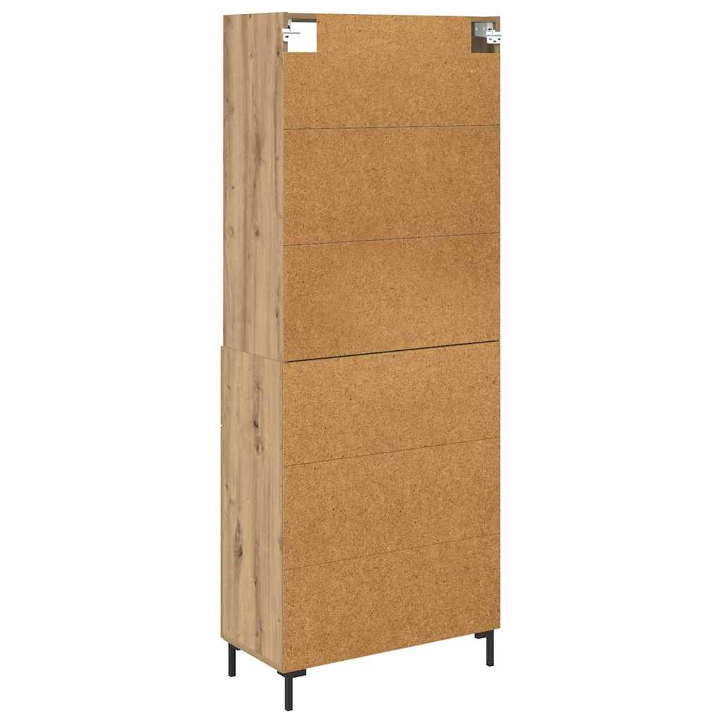 Credenza con cassetto Rovere artigianale 69,5 x 32,5 x 180 cm 3415960