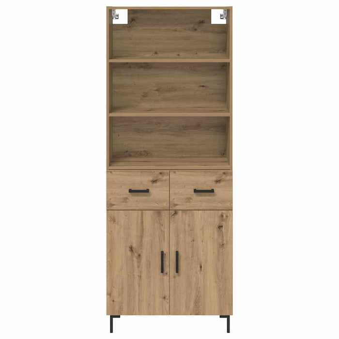 Credenza con cassetto Rovere artigianale 69,5 x 32,5 x 180 cm 3415960