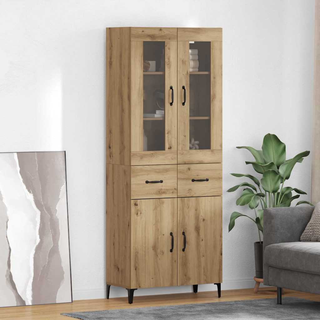 Credenza con cassetto Rovere artigianale 69,5 x 34 x 180 cm 3415962