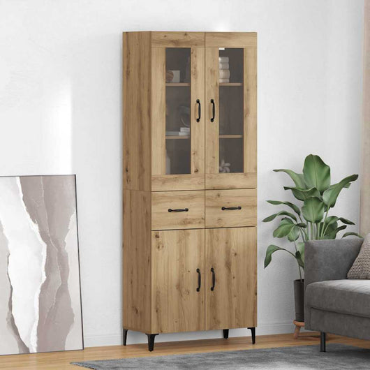 Credenza con cassetto Rovere artigianale 69,5 x 34 x 180 cm 3415962